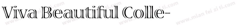 Viva Beautiful Colle字体转换